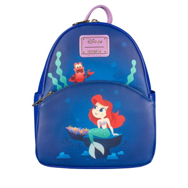 DE KLEINE MEERMIN EN SEBASTIAN MINI RUGZAK - DISNEY LOUNGEFLY
