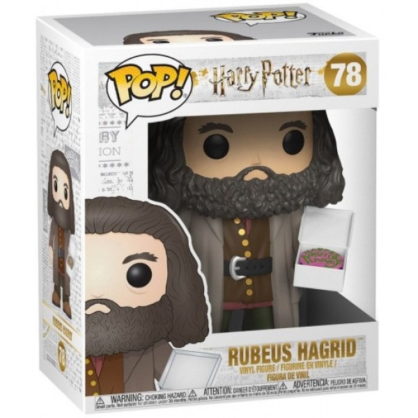 Harry Potter supergrote POP! 78 Movies Vinyl Beeldje Hagrid met Taart 14 cm