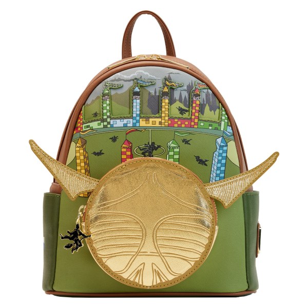 MINI GOUDEN RUGZAK - HARRY POTTER LOUNGEFLY