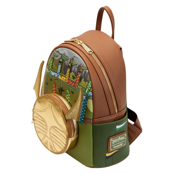 MINI GOUDEN RUGZAK - HARRY POTTER LOUNGEFLY