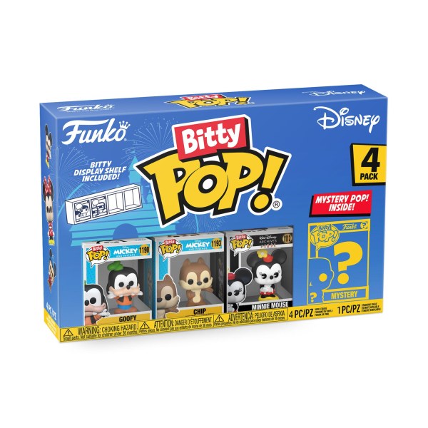 4-PAKKET FUNKO BITTY POP! - GOOFY
