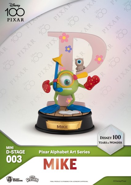 6 PACK PIXAR ALFABET FIGUREN - 100 YEARS OF WONDER DISNEY MINI EGG ATTACK