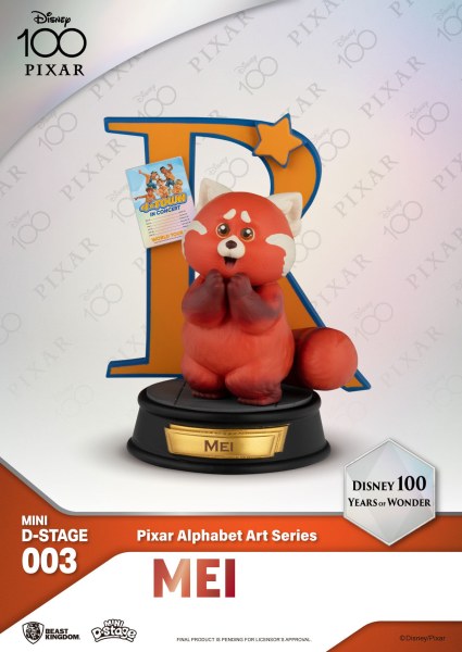 6 PACK PIXAR ALFABET FIGUREN - 100 YEARS OF WONDER DISNEY MINI EGG ATTACK