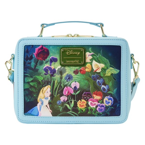 ALICE IN WONDERLAND LUNCHBOX SCHOUDEDTASSEN - DISNEY LOUNGEFLY