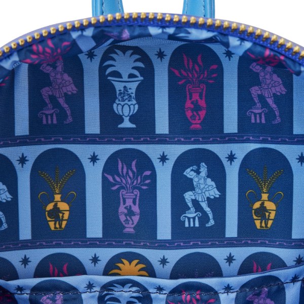 MINI RUGZAK HERCULES MOUNT OLYMPE EN GOLDEN GATES - DISNEY LOUNGEFLY