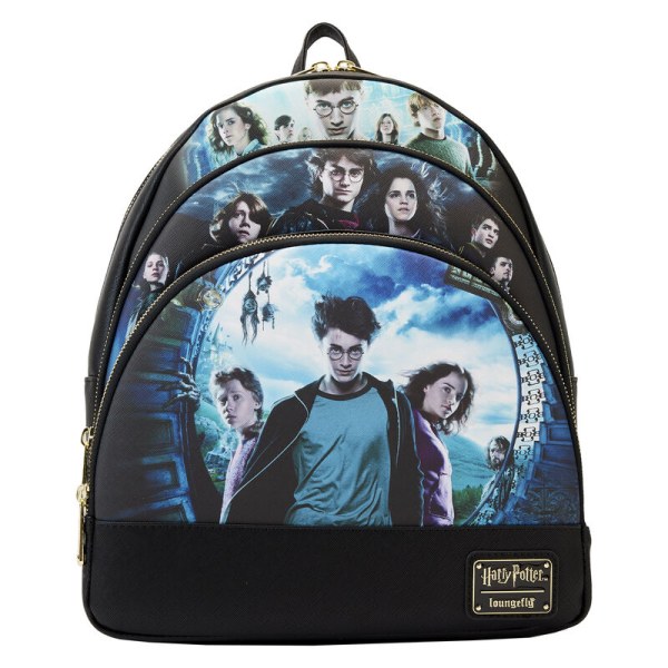 MINI RUGZAK FILMPOSTERS DRIEVOUDIGE POCKET - HARRY POTTER LOUNGEFLY