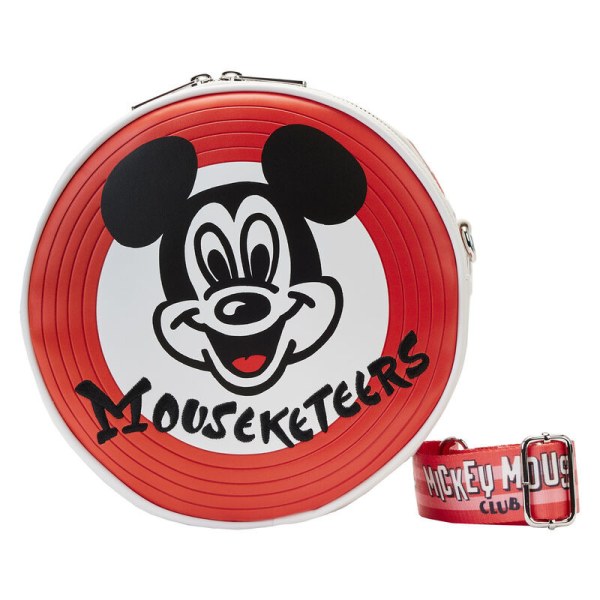 DISNEY100 MICKEY MOUSEKETEER SCHOUDEDTASSEN - DISNEY LOUNGEFLY