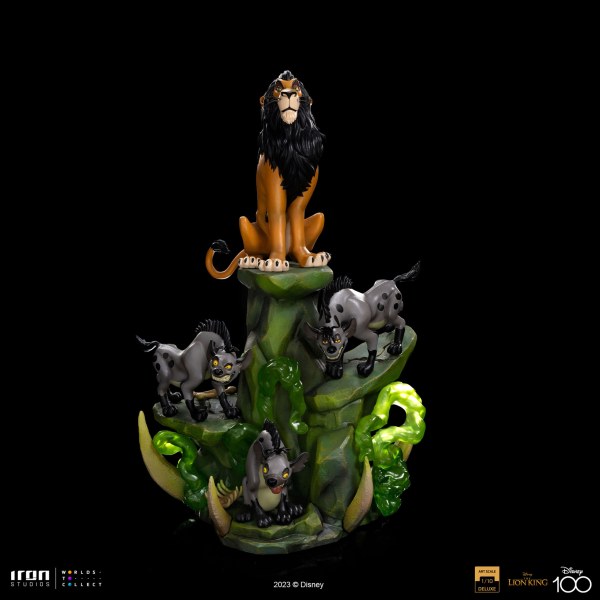 SCAR DELUXE ART SCALE - DISNEY THE LION KING