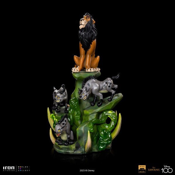 SCAR DELUXE ART SCALE - DISNEY THE LION KING