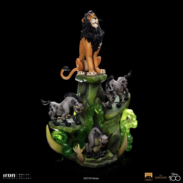 SCAR DELUXE ART SCALE - DISNEY THE LION KING