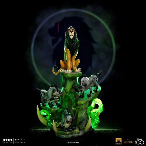 SCAR DELUXE ART SCALE - DISNEY THE LION KING