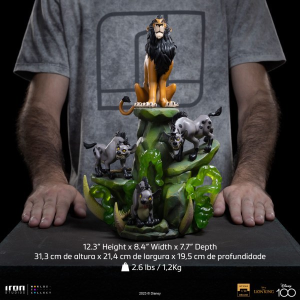 SCAR DELUXE ART SCALE - DISNEY THE LION KING