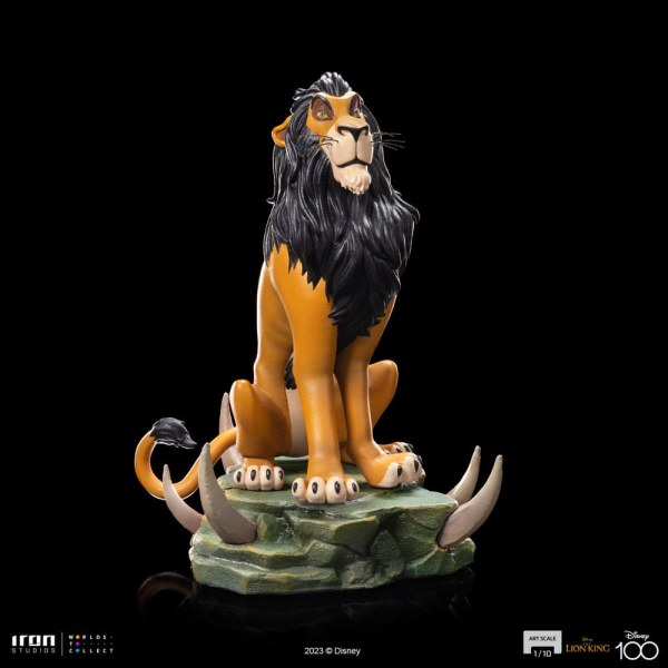 The Lion King beeldje 1/10 Art Scale Scar Regular 16 cm