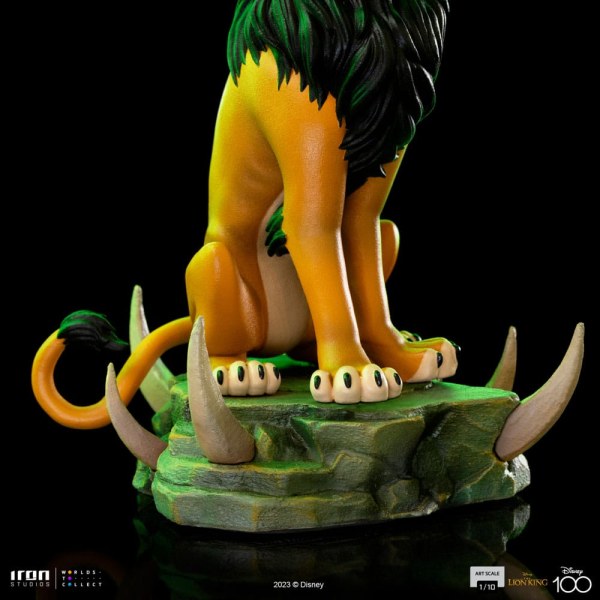 The Lion King beeldje 1/10 Art Scale Scar Regular 16 cm
