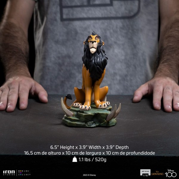 The Lion King beeldje 1/10 Art Scale Scar Regular 16 cm