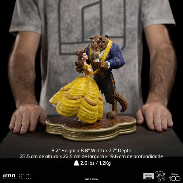 BELLE EN HET BEEST ART SCALE - DISNEY