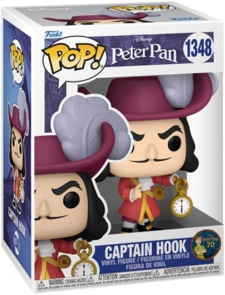 FUNKO POP! 1348 - KAPITEIN HAAK - PETER PAN 70E VERJAARDAG