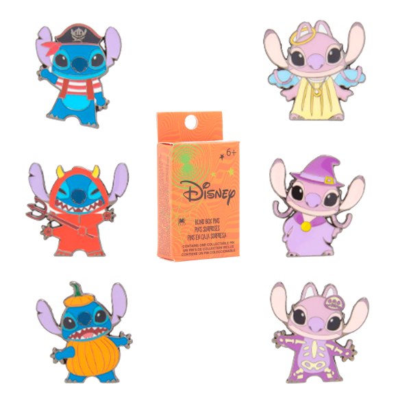 ANGEL & STITCH HALLOWEEN MYSTERIE PIN - DISNEY LILO & STITCH