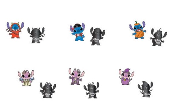 ANGEL & STITCH HALLOWEEN MYSTERIE PIN - DISNEY LILO & STITCH