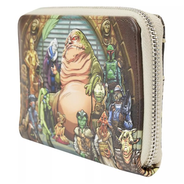TERUGKEER VAN DE JEDI 40TH ANNIVERSARY PORTEFEUILLE JABBA'S PALEIS - STAR WARS LOUNGEFLY