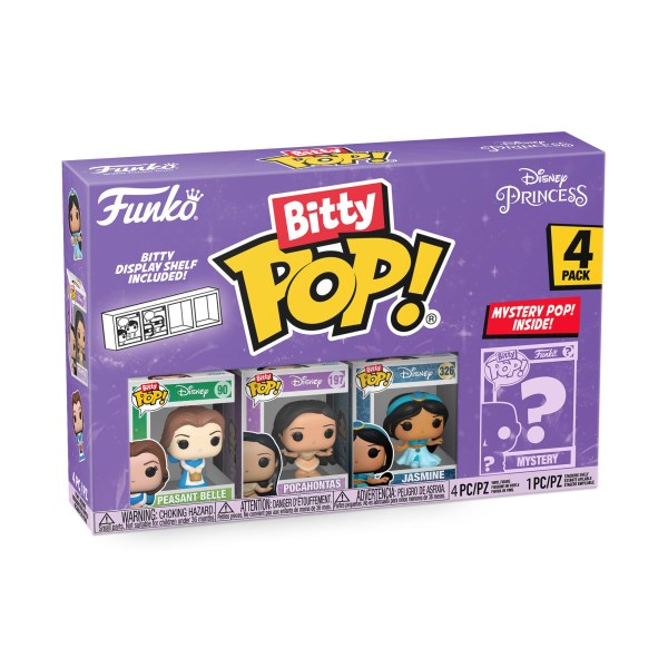 4-PACK FUNKO BITTY POP! - DISNEY PRINSESSEN