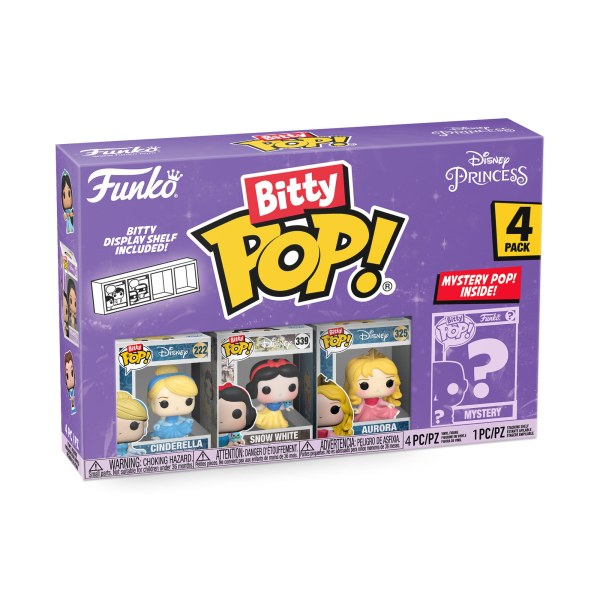 4-PACK FUNKO BITTY POP! - DISNEY PRINSESSEN