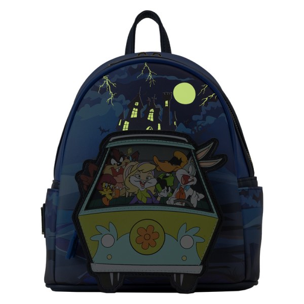 WARNER BROS 100E VERJAARDAG LOONEY TUNES & SCOOBY MASHUP MINI RUGZAK - WARNER BROS LOUNGEFLY