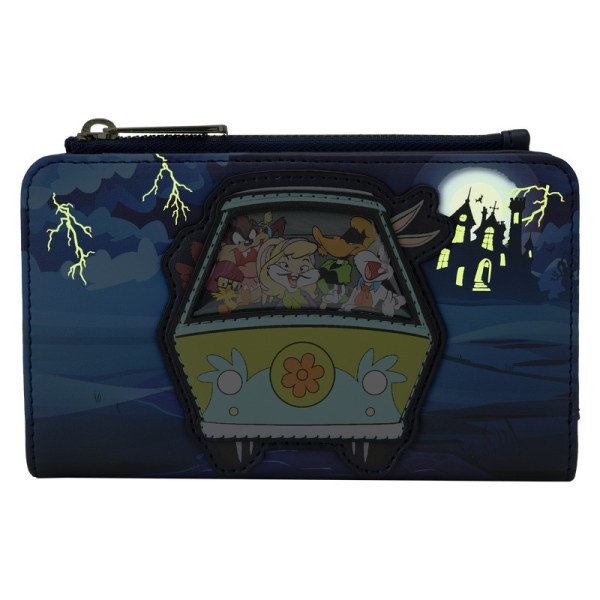 WARNER BROS 100E VERJAARDAG LOONEY TUNES & SCOOBY MASHUP PORTEFEUILLE - WARNER BROS LOUNGEFLY