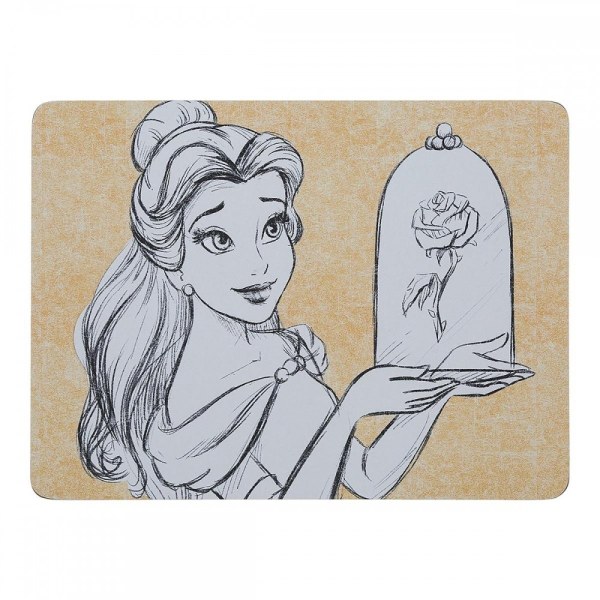 Set van 4 placemats Belle - Belle en het Beest - DISNEY ENCHANTING