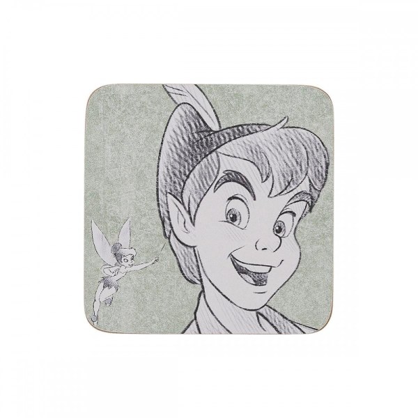 Set van 4 Peter Pan onderzetters - DISNEY ENCHANTING