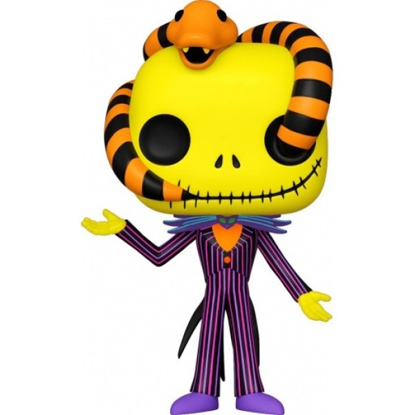 FUNKO POP! 717 - JACK MET EEN SLANG (BLACKLIGHT) - DE NIGHTMARE BEFORE CHRISTMAS
