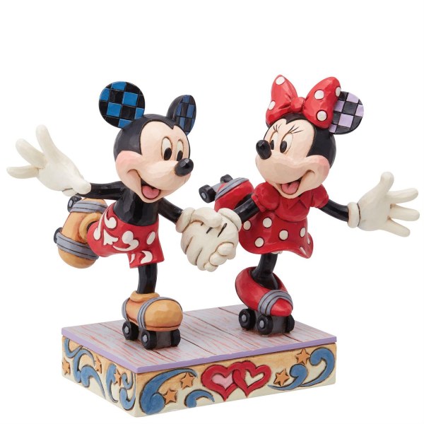 MICKEY EN MINNIE ROLSKATE - DISNEY TRADITIONS