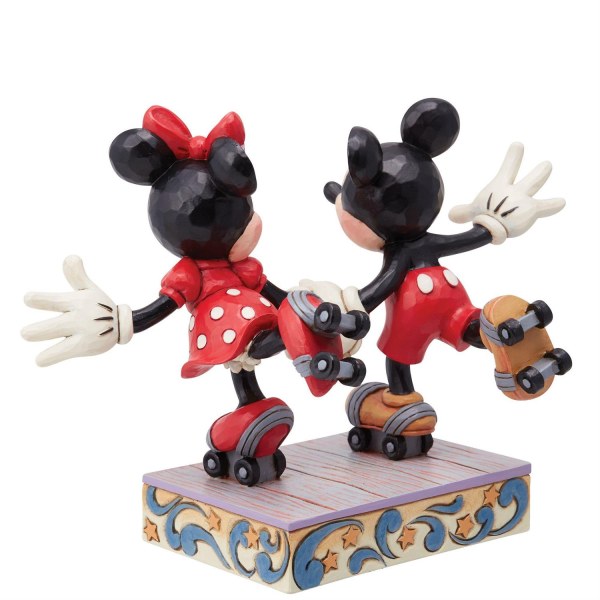 MICKEY EN MINNIE ROLSKATE - DISNEY TRADITIONS