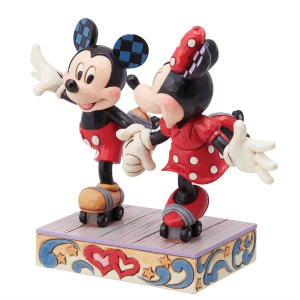 MICKEY EN MINNIE ROLSKATE - DISNEY TRADITIONS