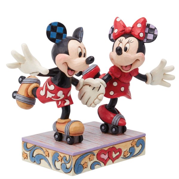 MICKEY EN MINNIE ROLSKATE - DISNEY TRADITIONS