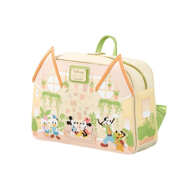 MINI RUGZAK MICKEY & ZIJN VRIENDEN HUIS VEGETAL - DISNEY LOUNGEFLY