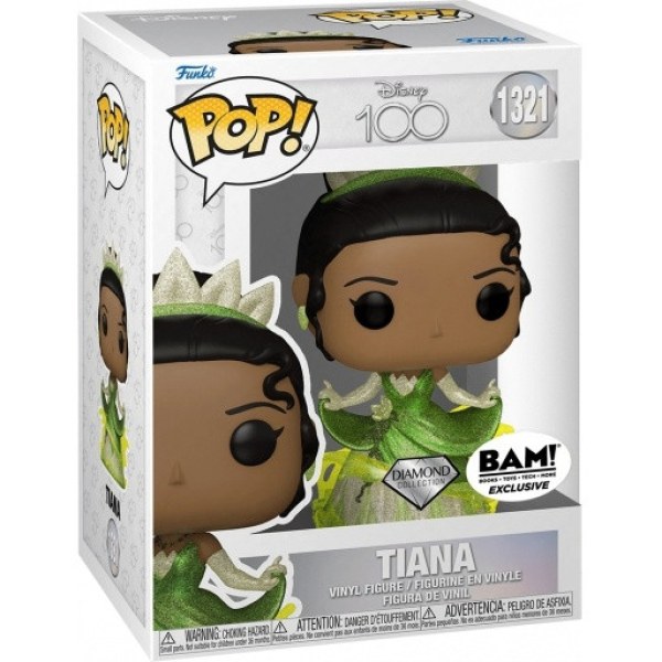 FUNKO POP! 1321 - TIANA DGLT DISNEY 100E VERJAARDAG - DE PRINSES EN DE KIKKER