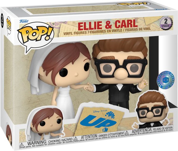 FUNKO POP! 2PACK - ELLIE & CARL'S BRUILOFT - UP