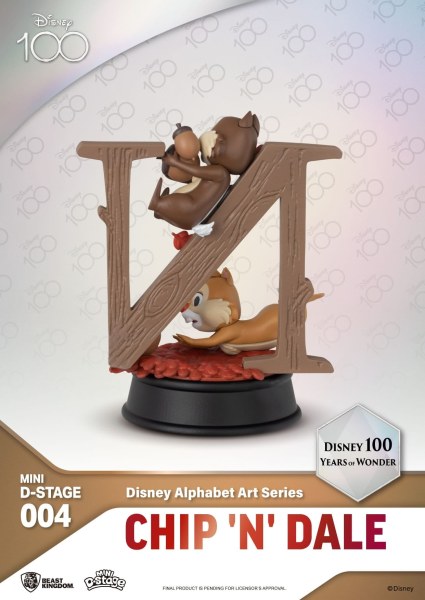 PAKKET VAN 6 DISNEY ALFABETBEELDJES - 100 YEARS OF WONDER DISNEY MINI EGG ATTACK