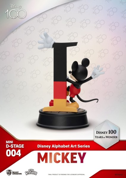 PAKKET VAN 6 DISNEY ALFABETBEELDJES - 100 YEARS OF WONDER DISNEY MINI EGG ATTACK