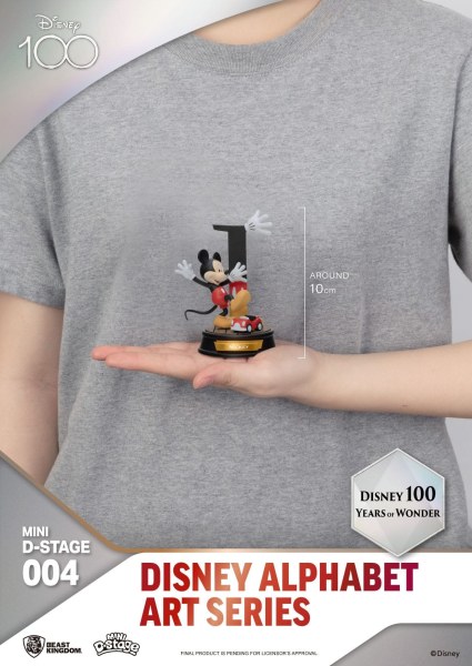PAKKET VAN 6 DISNEY ALFABETBEELDJES - 100 YEARS OF WONDER DISNEY MINI EGG ATTACK