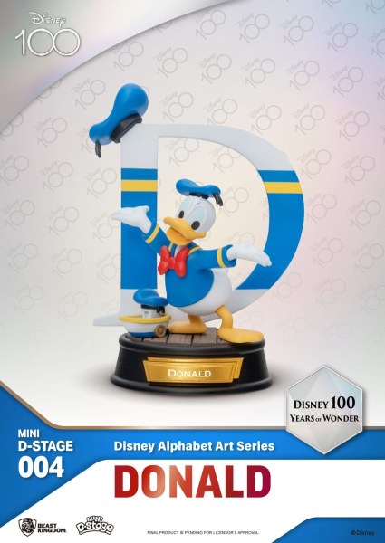 PAKKET VAN 6 DISNEY ALFABETBEELDJES - 100 YEARS OF WONDER DISNEY MINI EGG ATTACK