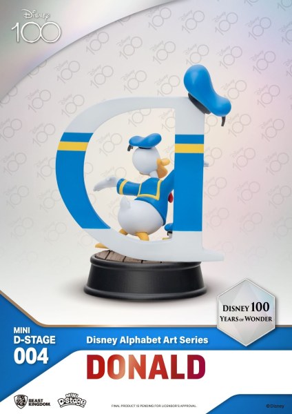 PAKKET VAN 6 DISNEY ALFABETBEELDJES - 100 YEARS OF WONDER DISNEY MINI EGG ATTACK