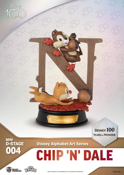 PAKKET VAN 6 DISNEY ALFABETBEELDJES - 100 YEARS OF WONDER DISNEY MINI EGG ATTACK