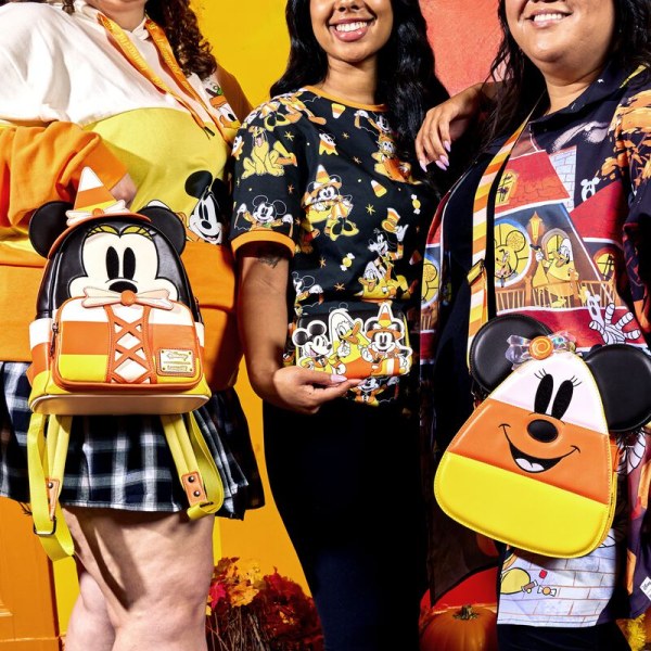 MINI RUGZAK MINNIE MUIS CANDY CORN COSPLAY - DISNEY LOUNGEFLY