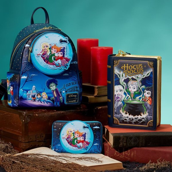 HOCUS POCUS BOEK SCHOUDEDTAS - DISNEY LOUNGEFLY