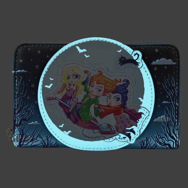 HOCUS POCUS GLOW PORTEFEUILLE - DISNEY LOUNGEFLY