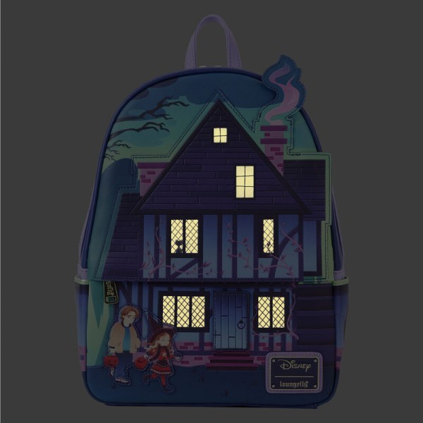 MINI RUGZAK HOCUS SANDERSON ZUSSEN HOUSE GLOW - DISNEY LOUNGEFLY