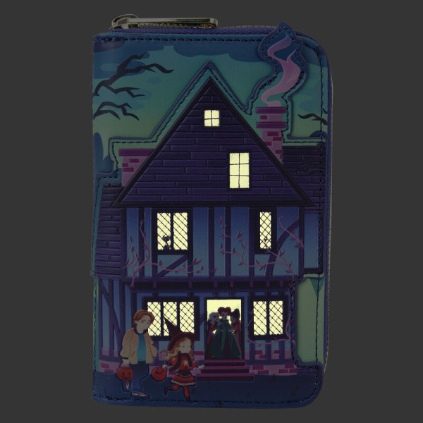 HOCUS POCUS SISTERS HOUSE SANDERSON GLOW PORTEFEUILLE - DISNEY LOUNGEFLY