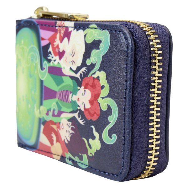 ACCORDEON PORTEFEUILLE HOCUS POCUS ZUSTERS SANDERSON CAULDRON GLOW - DISNEY LOUNGEFLY